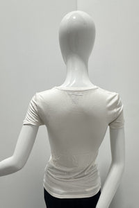 Majestic Filatures Soft Touch S/S Crewneck Cream