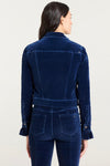 Cinq à Sept Velvet Denim Deryn Jacket