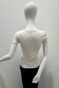 Majestic Filatures Soft Touch S/S Crewneck Cream