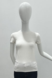 Majestic Filatures Soft Touch S/S Crewneck Cream