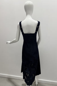 Veronica Beard Rousara Dress Indigo Rinse