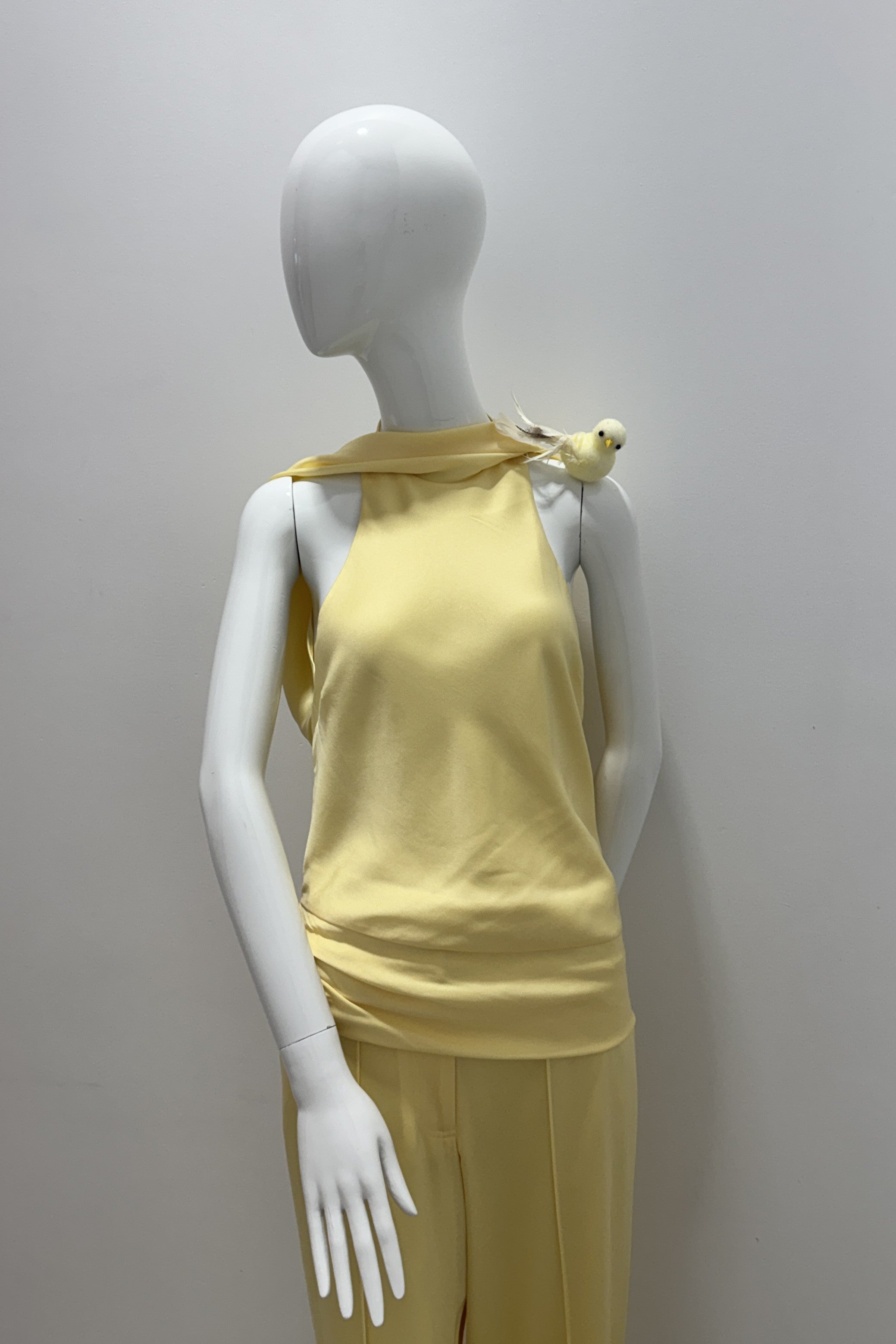 Simkhai Samira Satin Cape Top