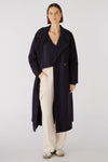 Oui Italian Wool Coat with Belt