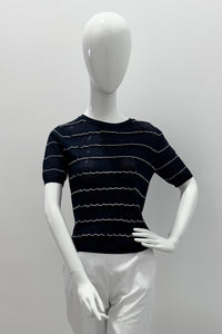 Tonet Sweater Navy White
