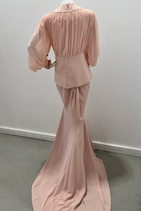 Robe Tarik Ediz Asmina Takim Rose Glacé