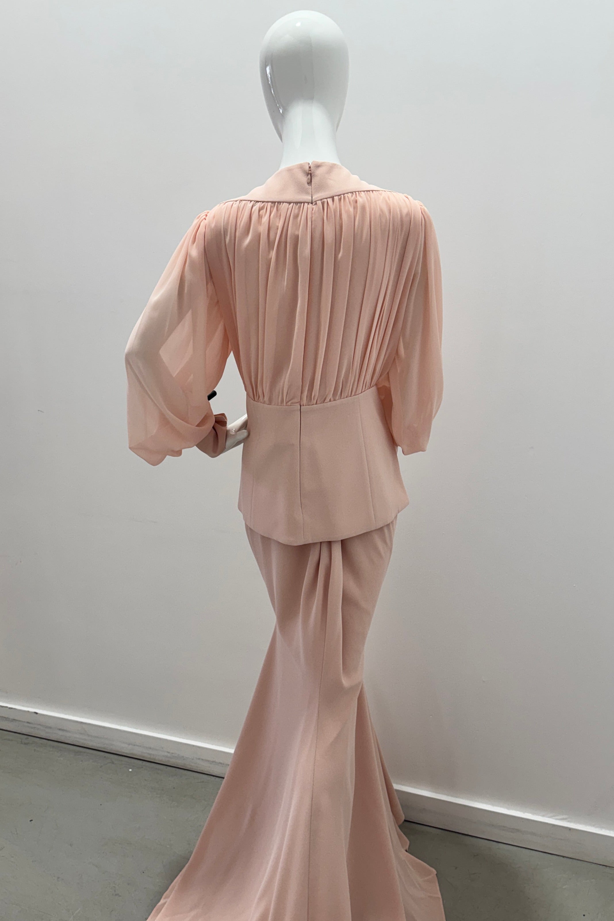 Robe Tarik Ediz Asmina Takim Rose Glacé