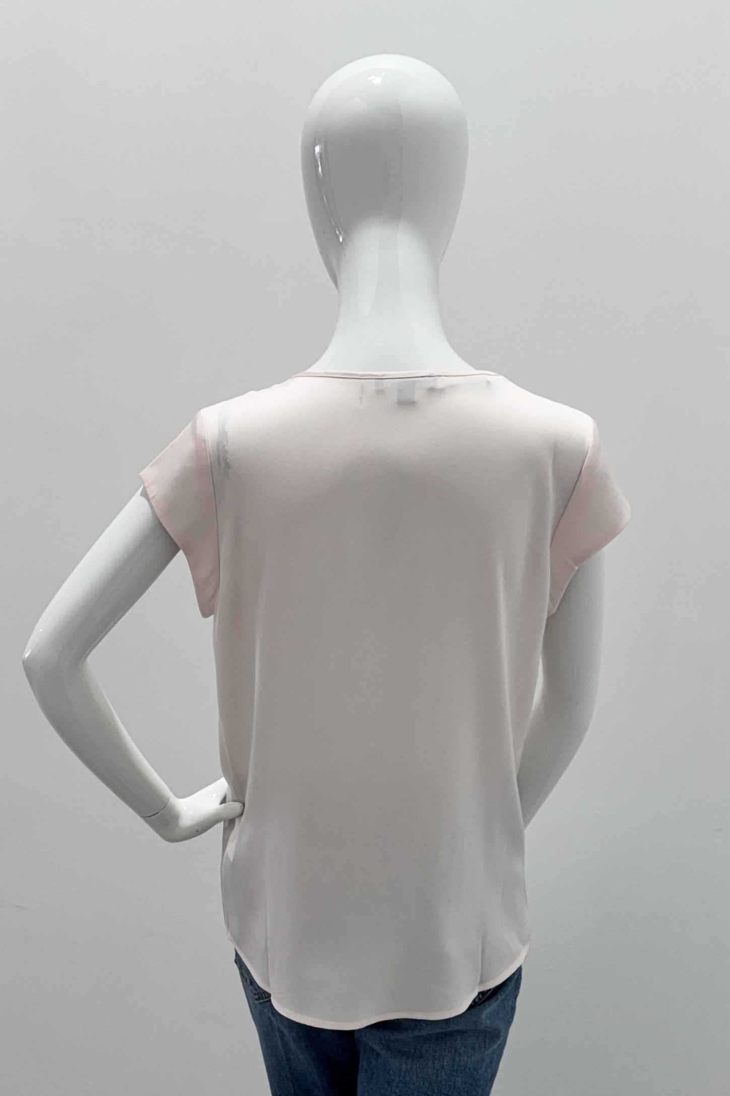 Repeat Woven Silk Blouse Gloss