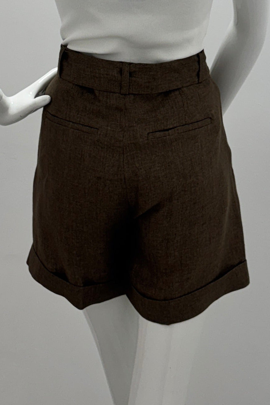 Émanou Zoe Shorts Black/Espresso