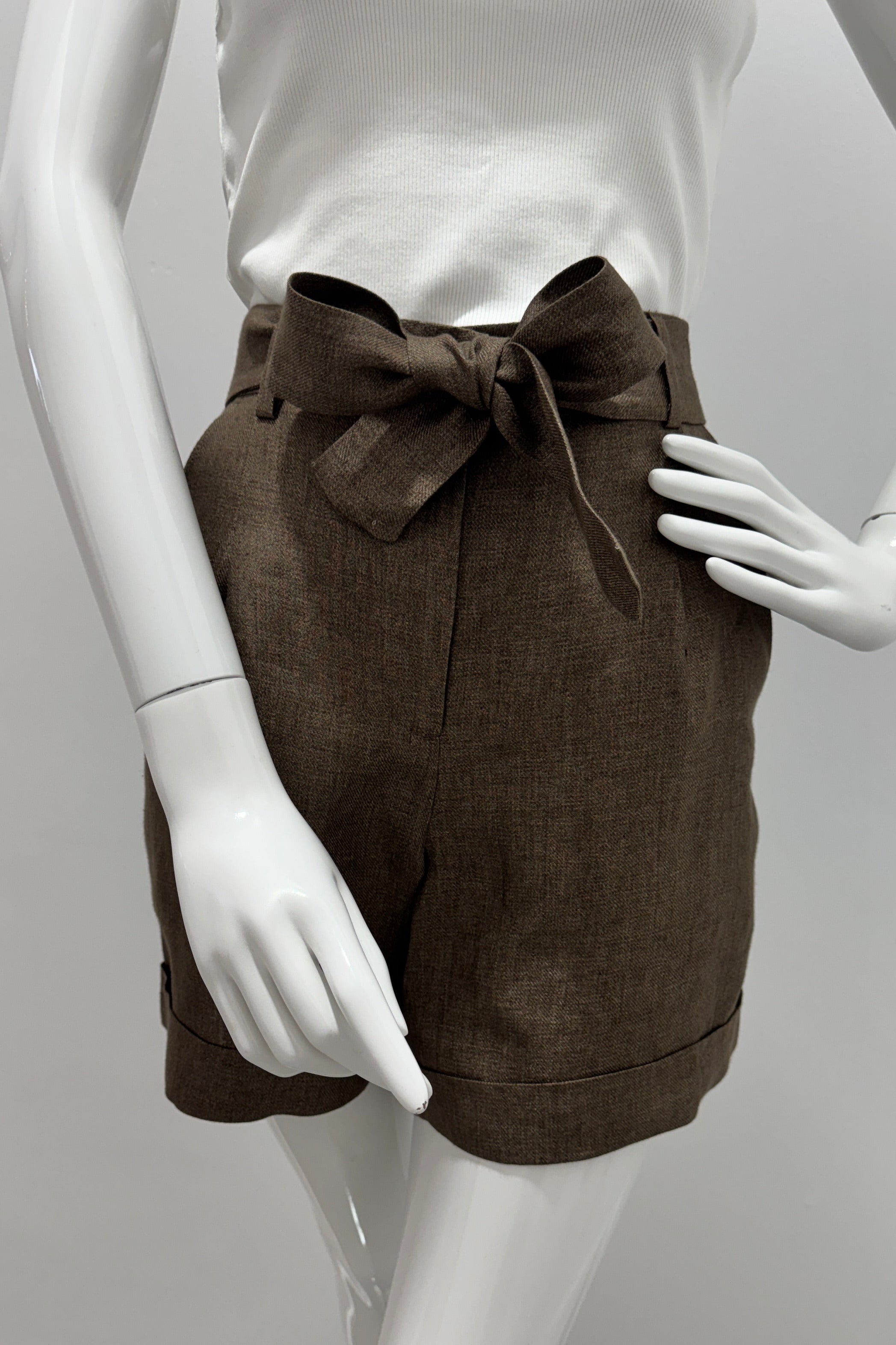 Émanou Zoe Shorts Black/Espresso