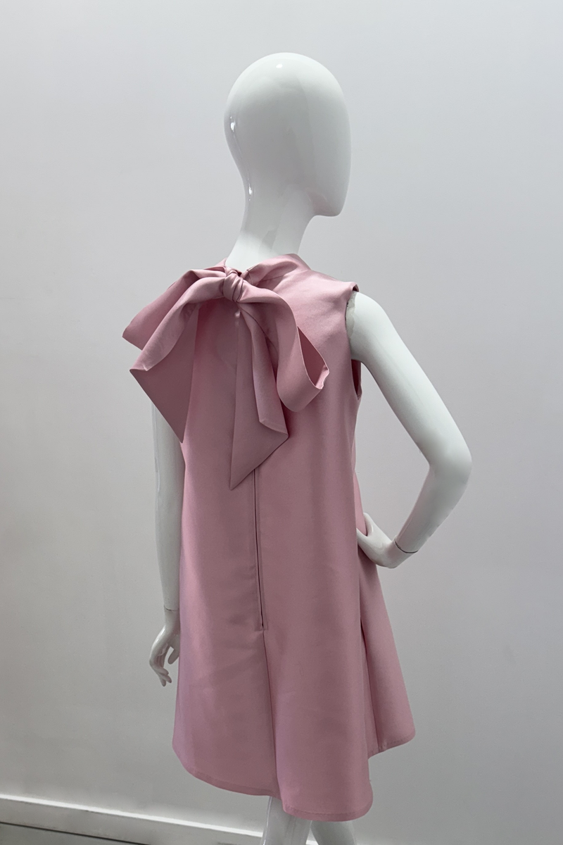 Greta Constantine Quiven A-Line Dress with Tie Back