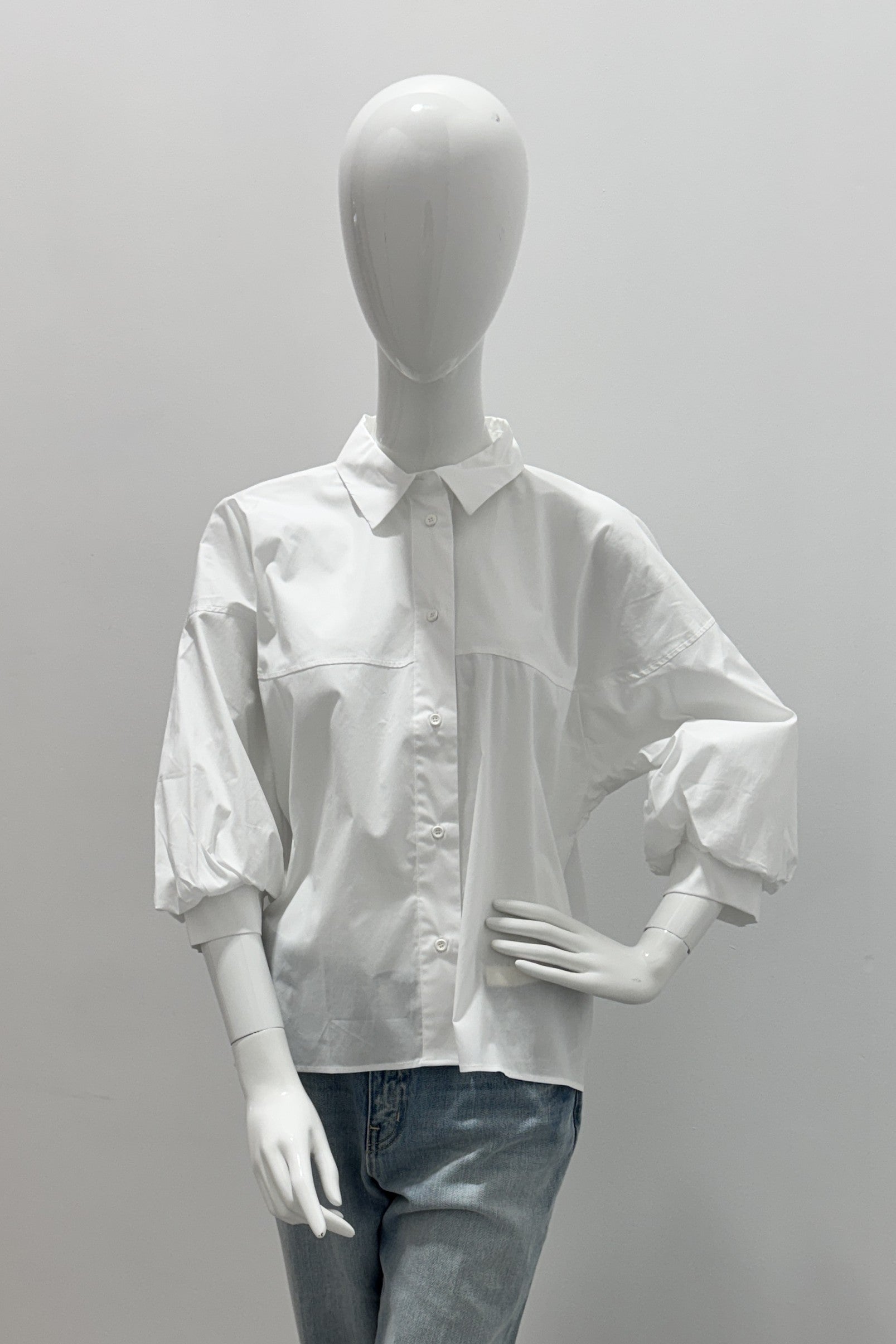 Mary N Max Blouse Blanche