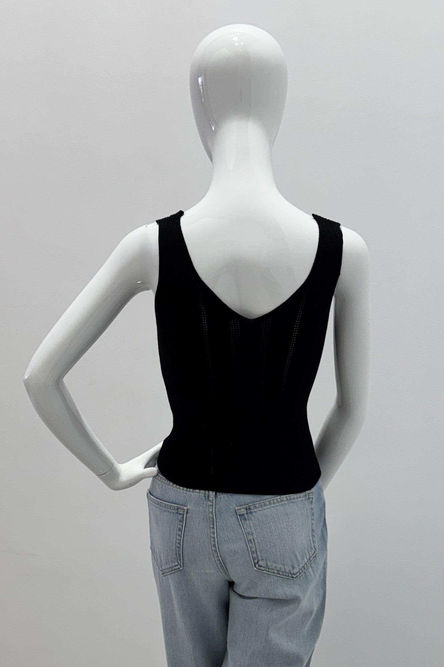 Purotatto Top Col V Noir