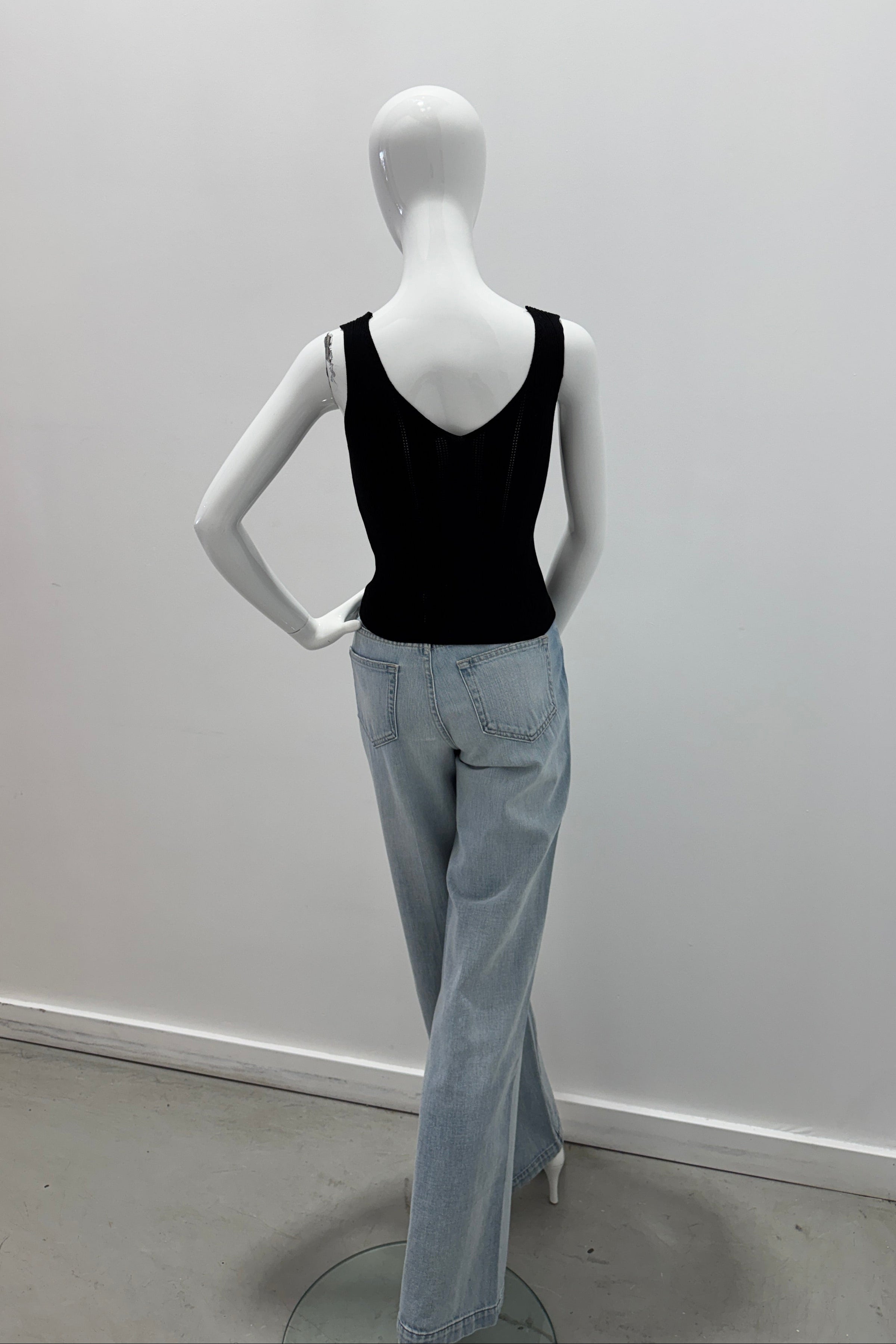 Purotatto Top Col V Noir