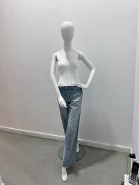 Purotatto Top Col V Blanc