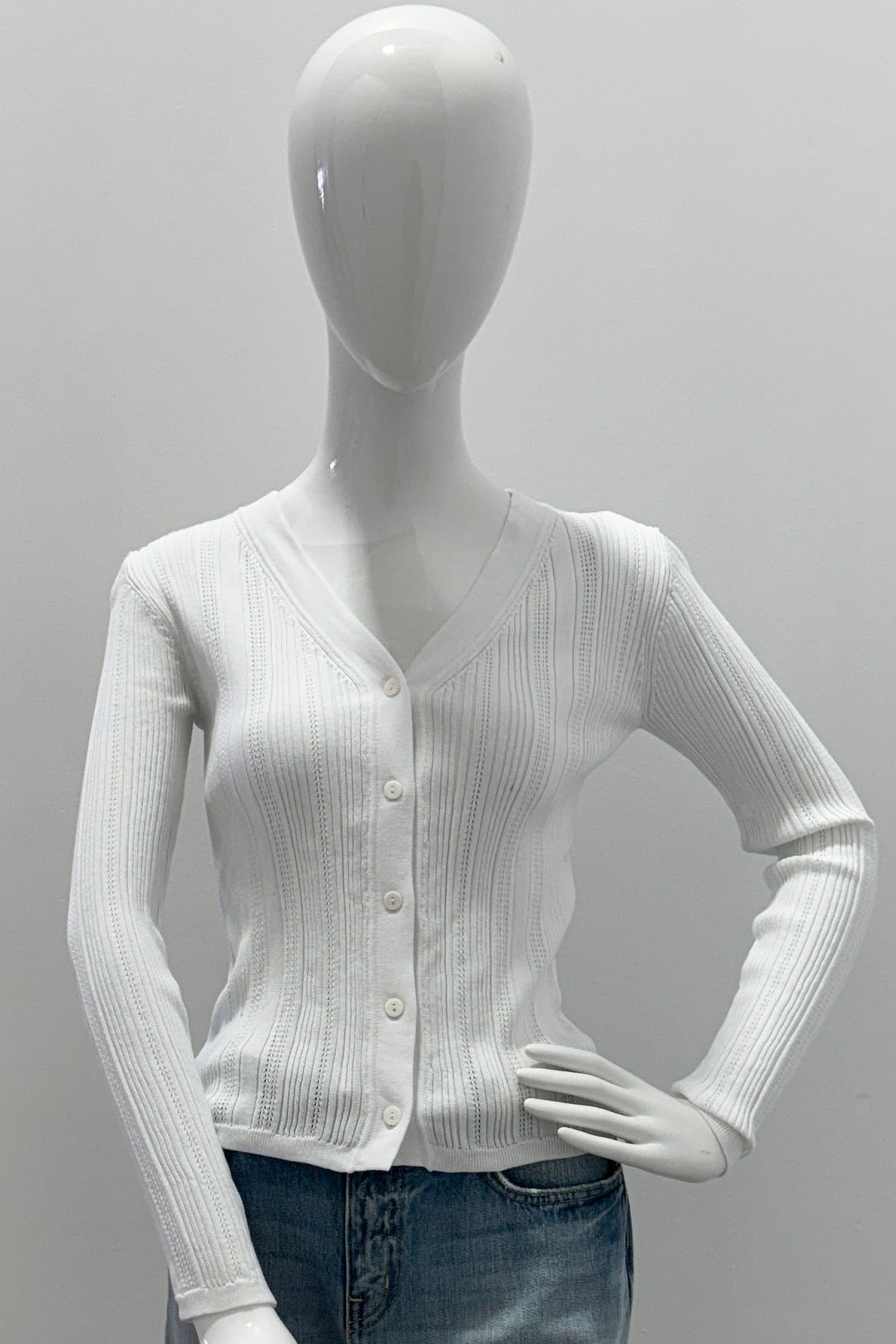 Purotatto Cardigan White