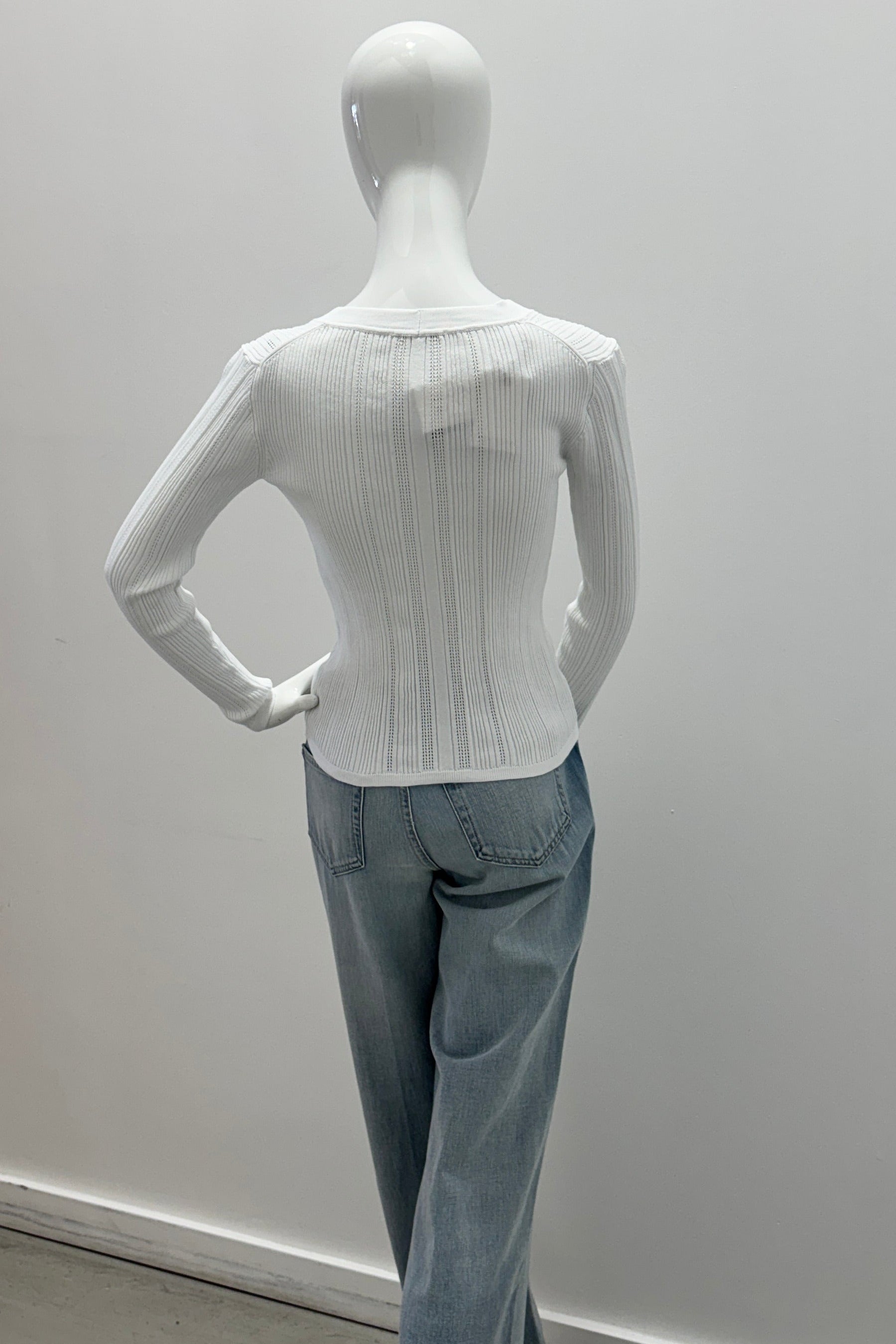Purotatto Cardigan White