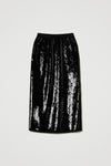 Twinset Full Sequin Knit Midi Skirt