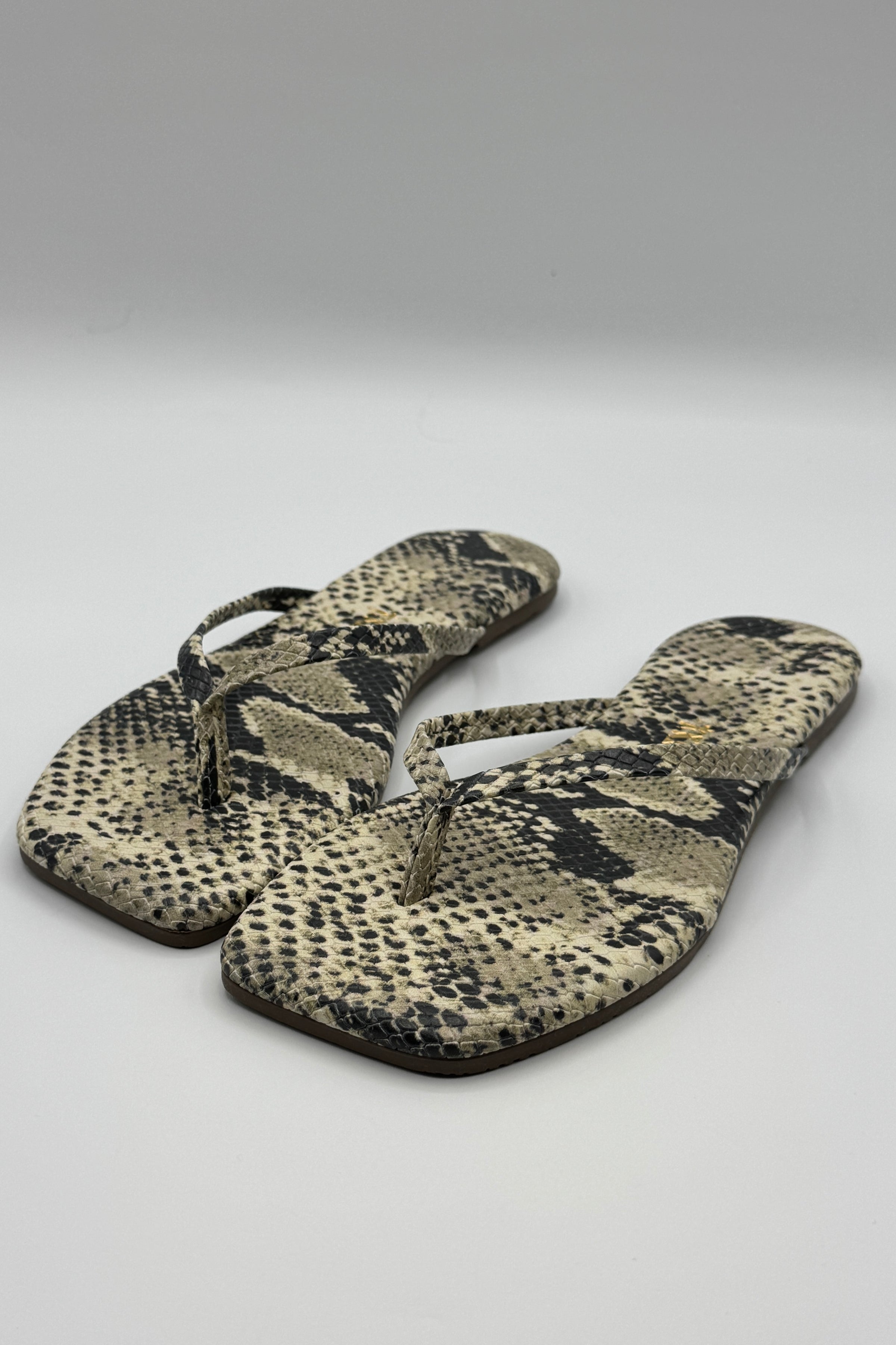 Tkees Sandales à bout carré Exotics Sandsnake