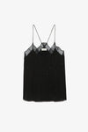 Zadig & Voltaire Christy Diamanté Silk Camisole