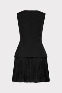 Milly Haddy Pleated Mini Dress