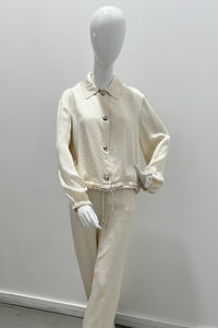 Marella Jacket Top Wool White