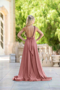 Jessica Angel Jersey Open Back Multi Tie Dress