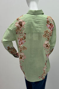 Chemise oversize Hemant & Nandita verte