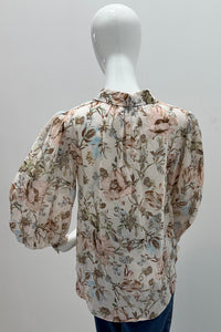 Chemise bohème beige Hemant & Nandita
