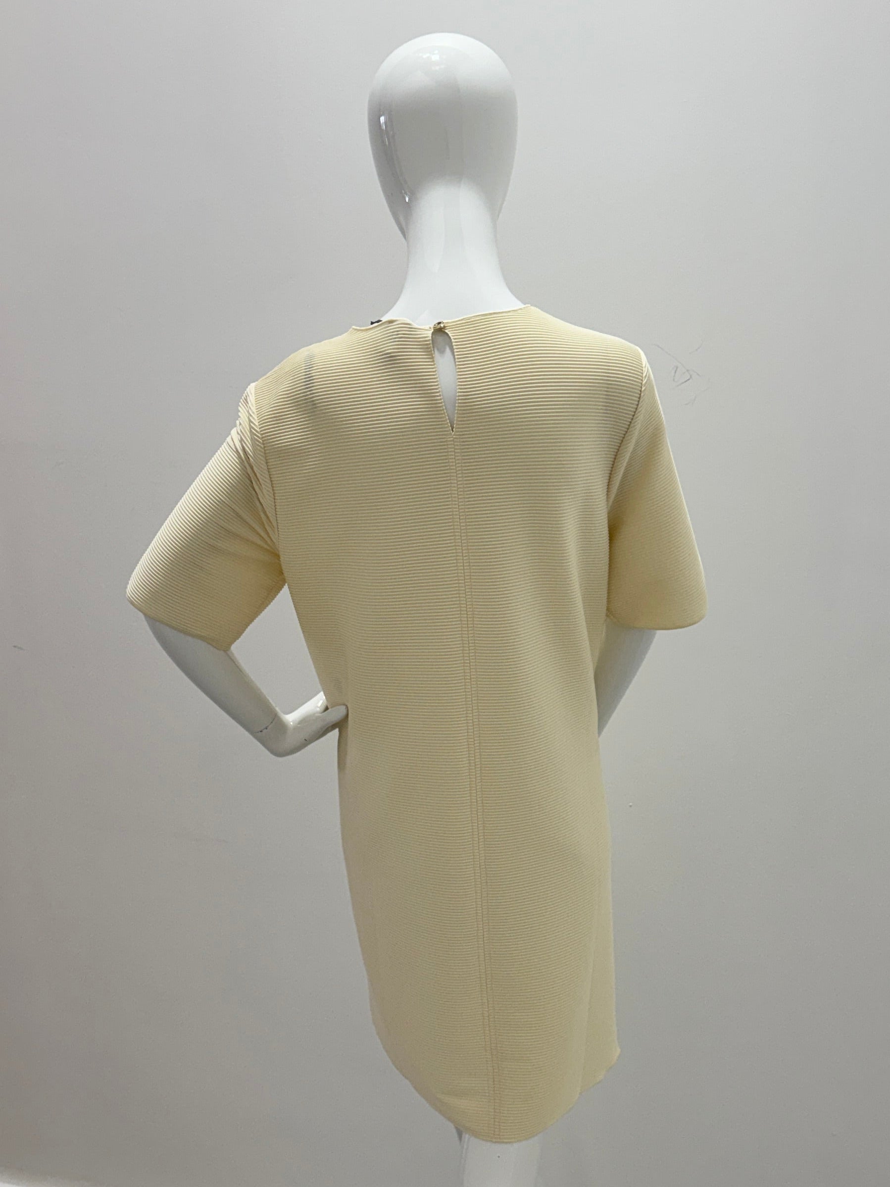 Marella Issey Miyake Style Dress s/s Cream