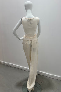 Débardeur Marella en laine blanc