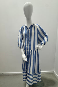 Robe Emanou Sophie + jupon blanc azur