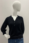 Repeat Button Closure Cashmere Sweater