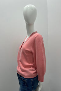 Repeat Button Closure Cashmere Sweater