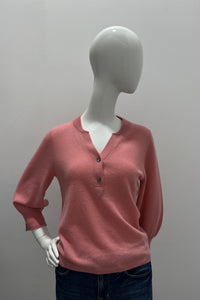 Repeat Button Closure Cashmere Sweater