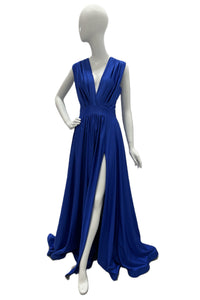 V neck A-Line Gown