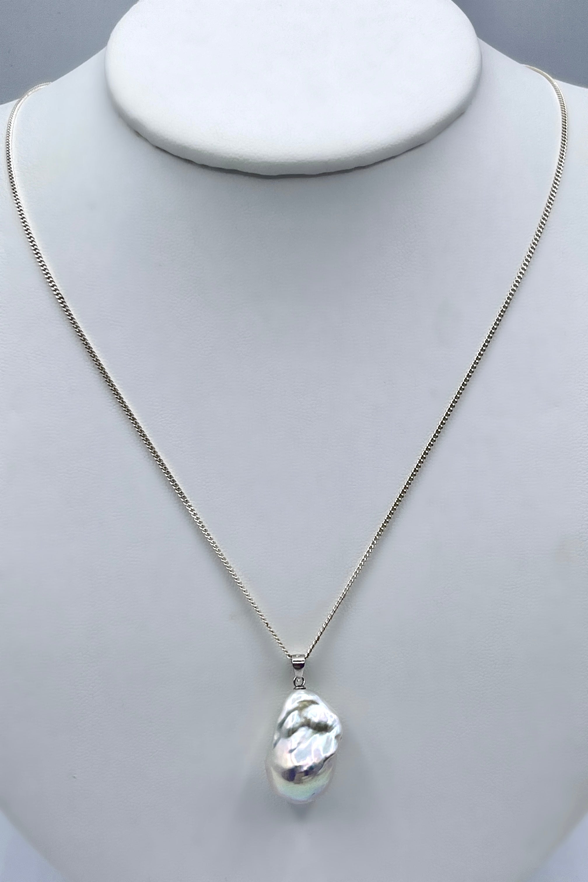 Ricki Goldstein Baroque Pearl Pendant