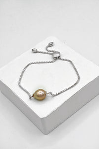 Ricki Goldstein Peach Pearl Bracelet