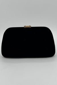 Très Chic Leaf Clutch Velvet