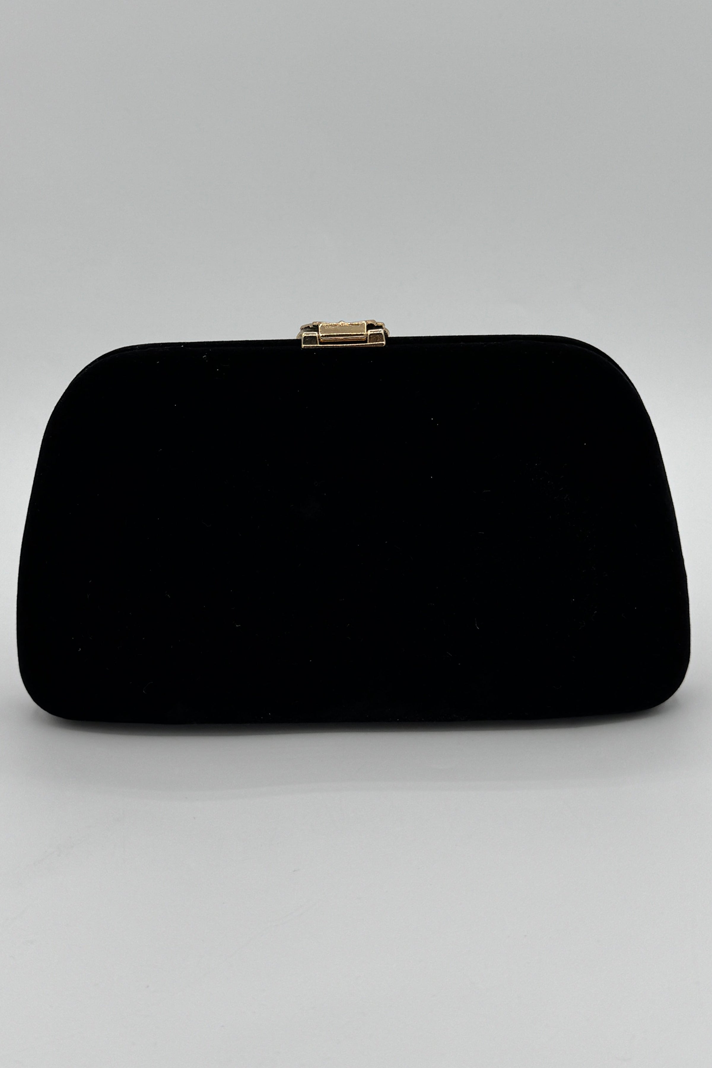 Très Chic Leaf Clutch Velvet