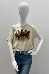 People of Leisure Majestic Horse Top Sand