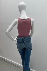 L'Agence Adira Scoop Neck Tank Top Lilas