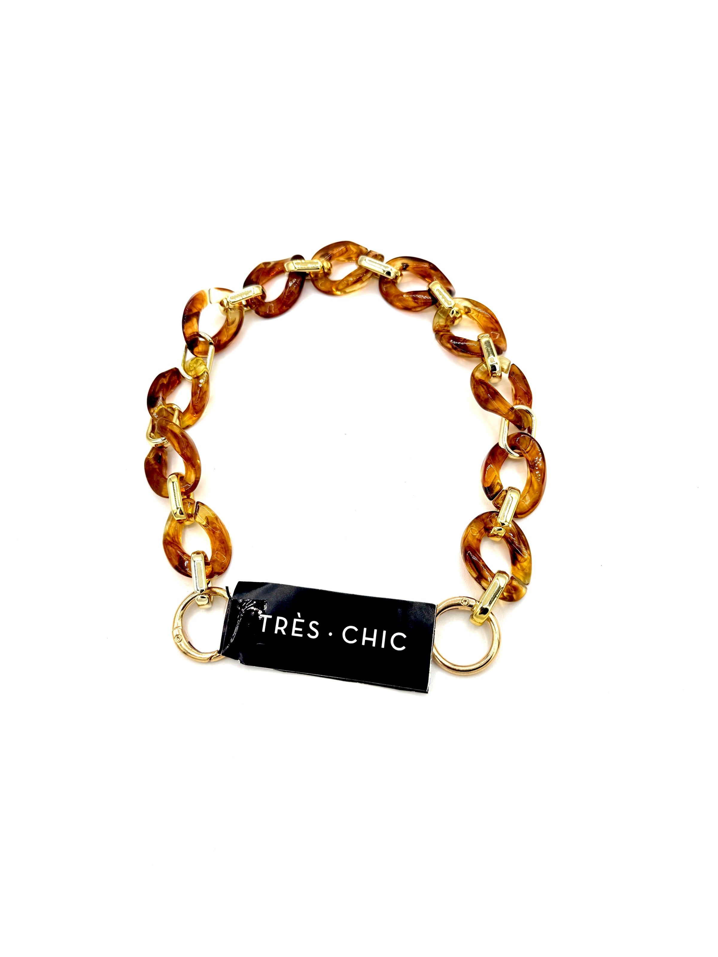 Tres Chic Chain Accessory Tortoise