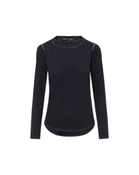 Veronica Beard Mason Baseball Tee Navy