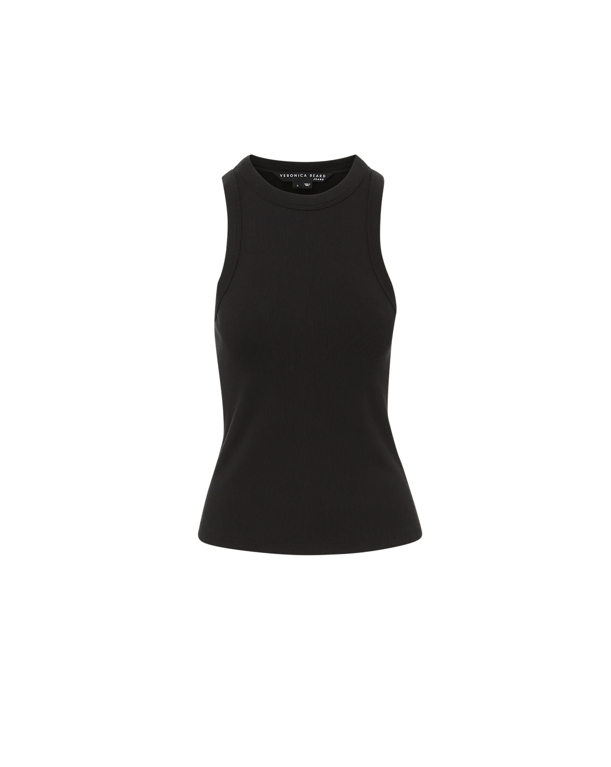 Débardeur court sans manches en mélange de coton Jordyn Veronica Beard Black