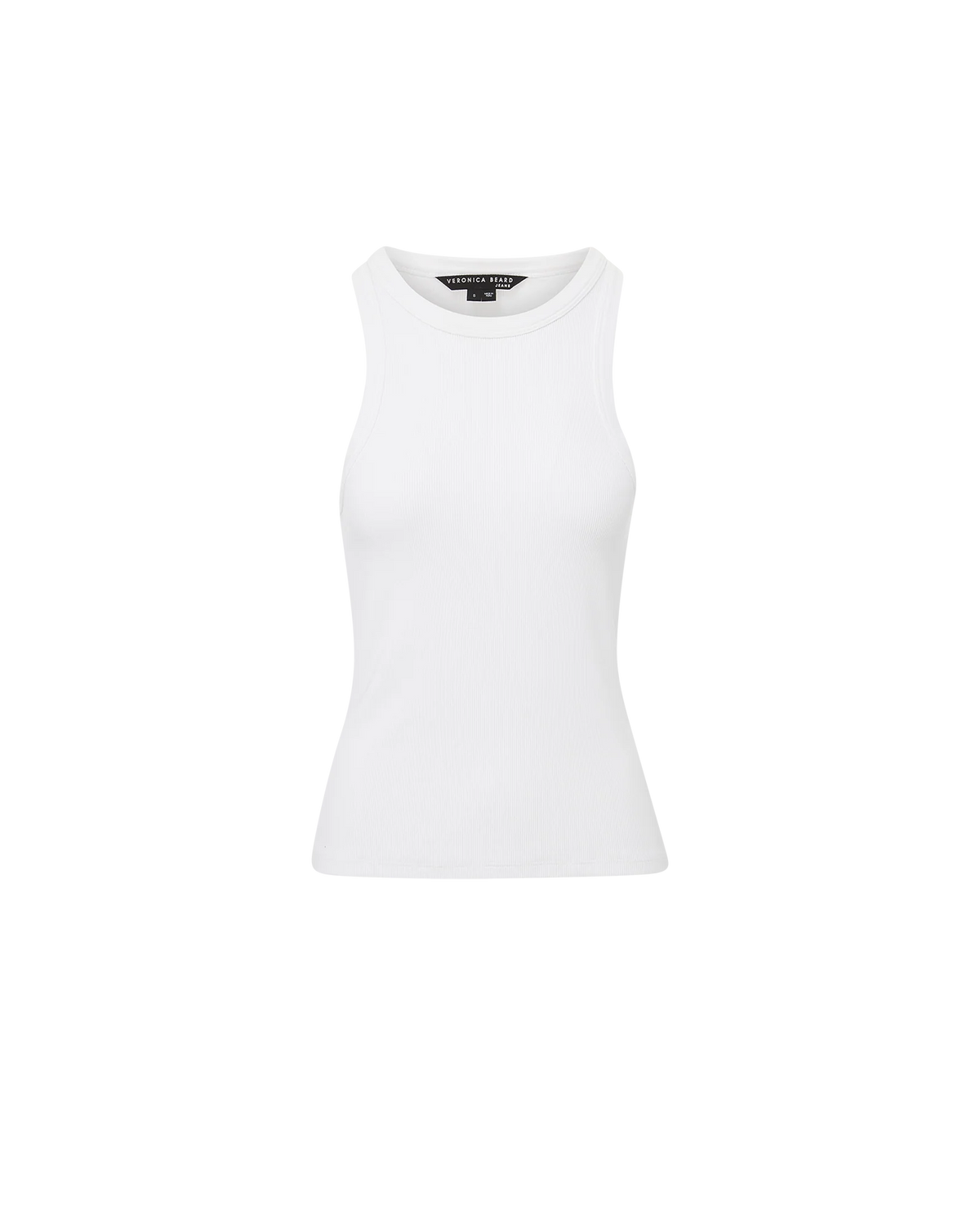 Veronica Beard Cropped Jordyn Tank White