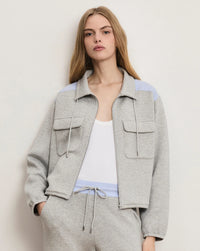 Veste stretch-scuba Stellant Veronica Beard