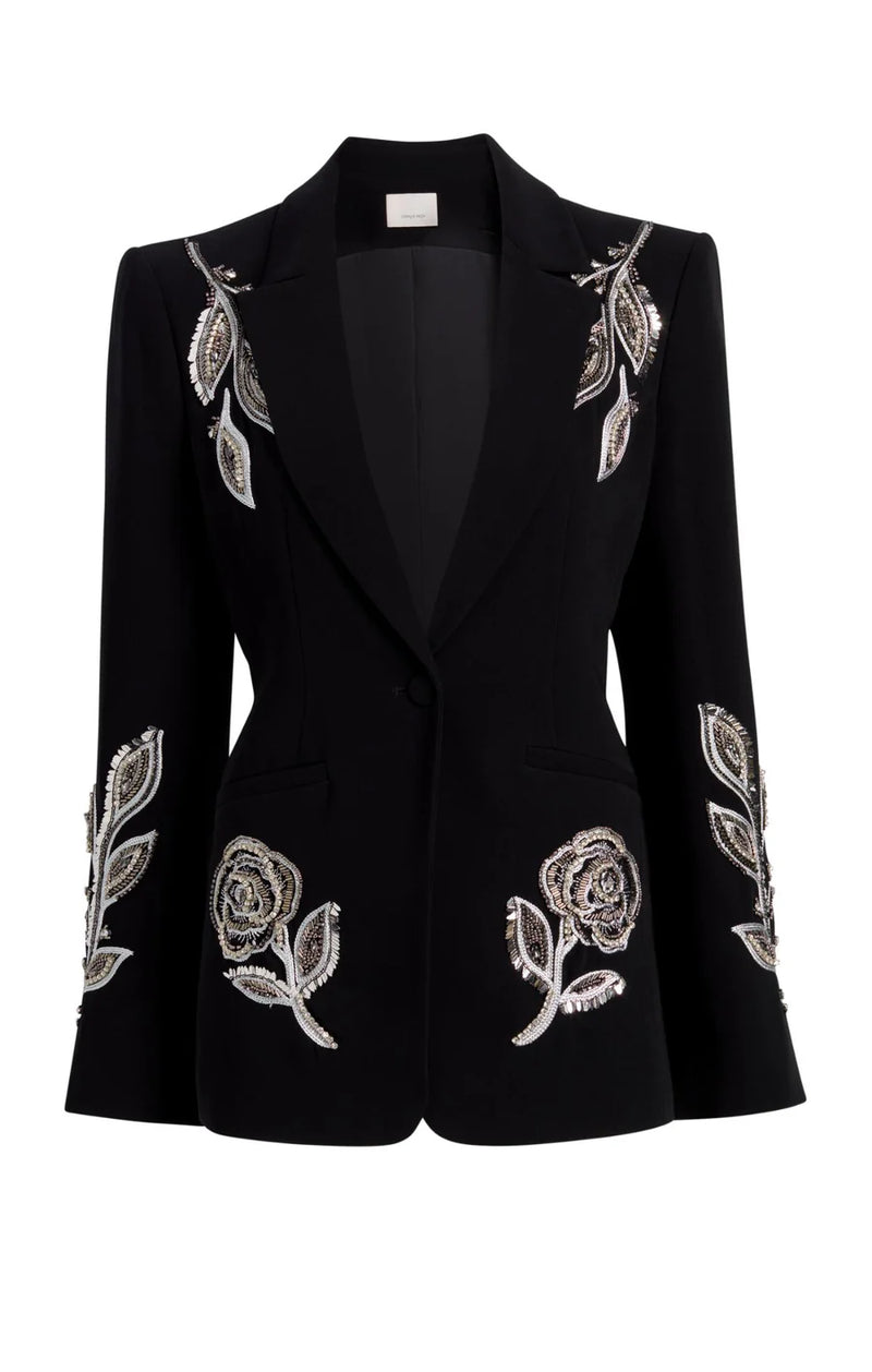 Cinq A Sept Metal Paisley Karlie Blazer