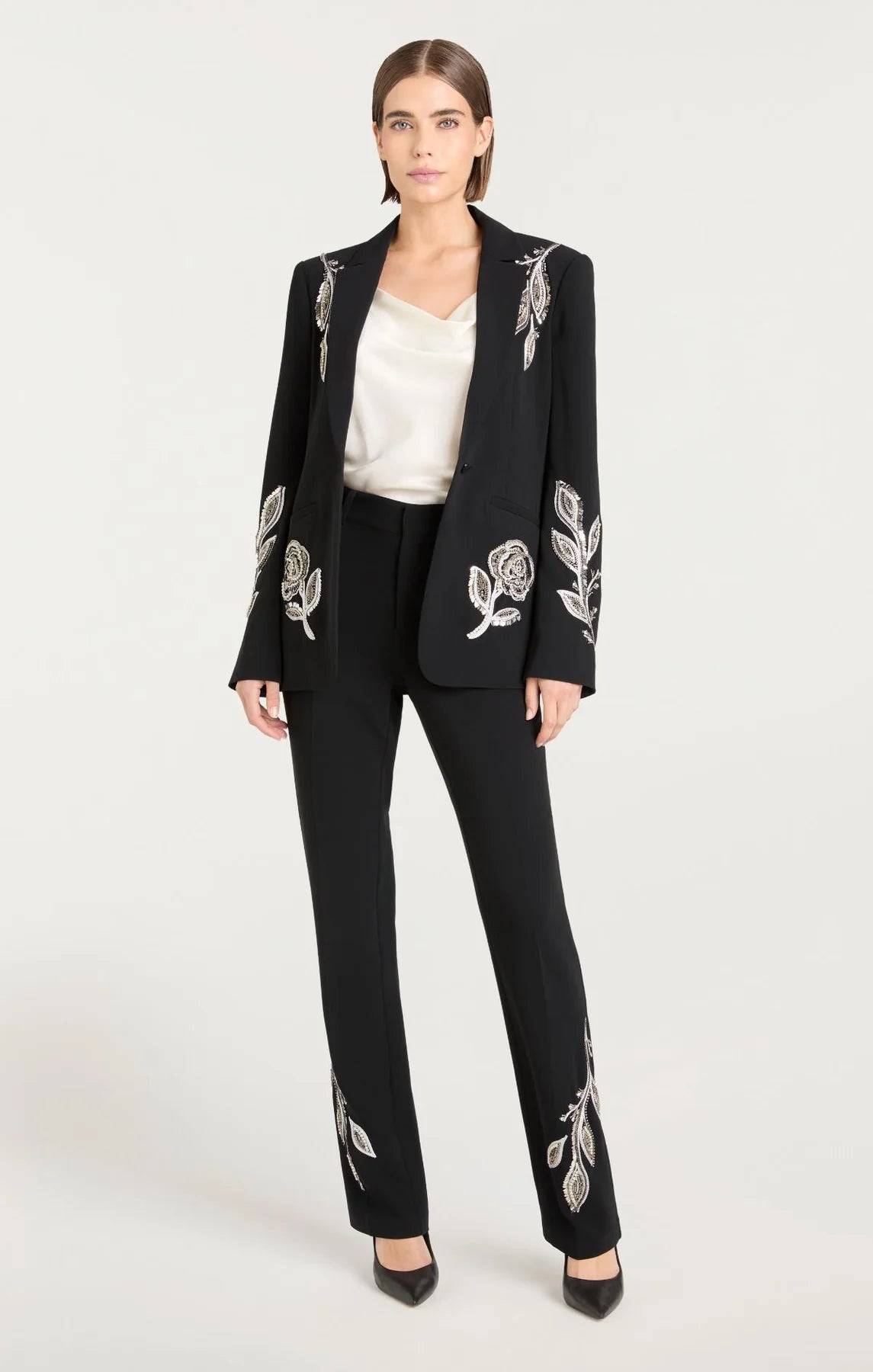 Cinq A Sept Metal Paisley Karlie Blazer