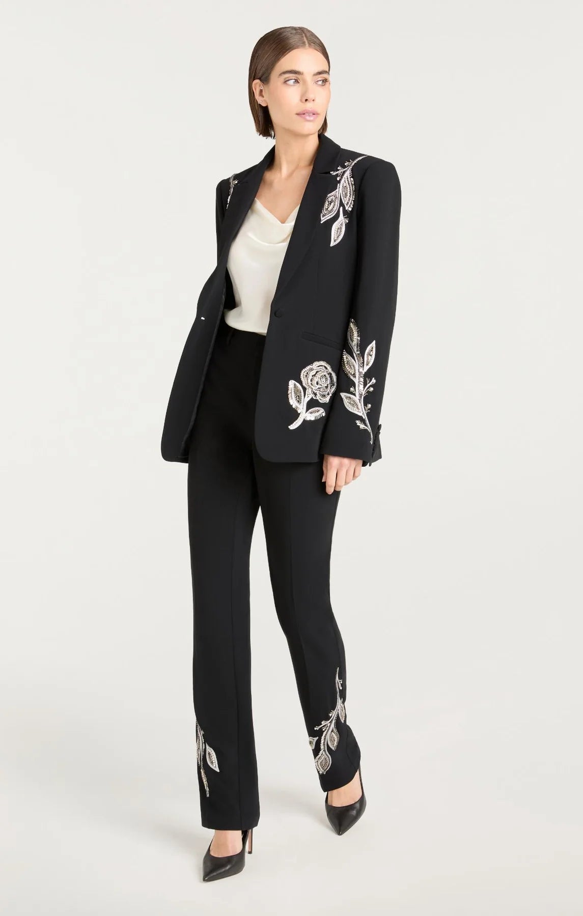 Cinq A Sept Metal Paisley Karlie Blazer
