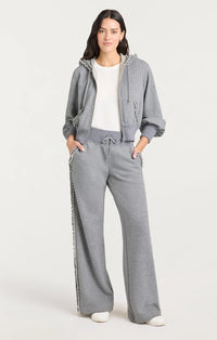 Cinq A Sept Heather Maddie Zip Up Sweatshirt